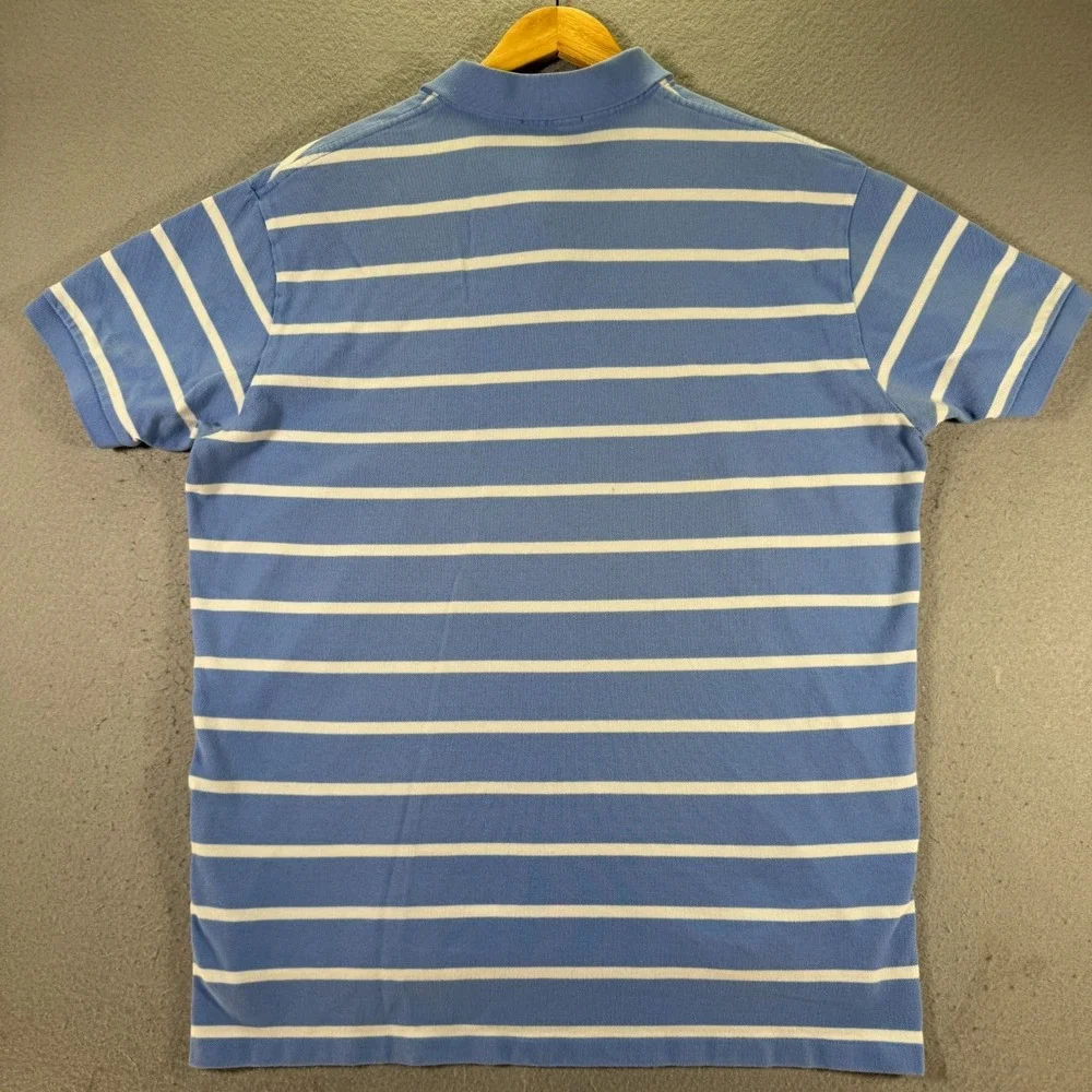 Polo Ralph Lauren Polo Shirt Mens‎ XL Blue Stripes Pony Comfort Classic Casual